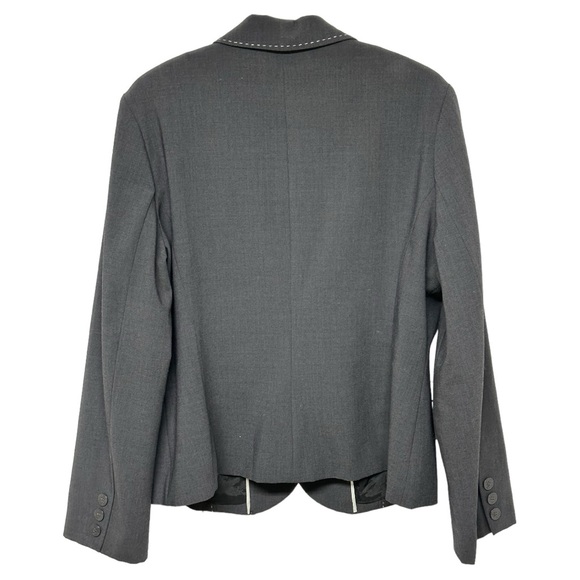 272 - CLEO JACKET DARK GREY 33% RAYON - Picture 4 of 15